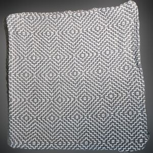 Geometric Pattern Square Pillow Cover Case Structured Braided Rope Global Goods